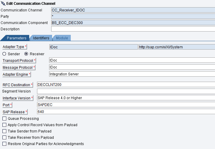 IDOC Adapter