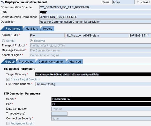 EDI Scenario in SAP PI