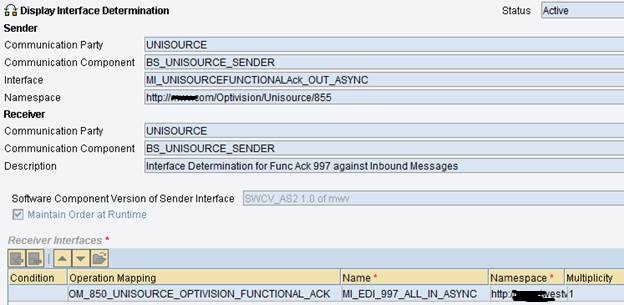 EDI Scenario in SAP PI