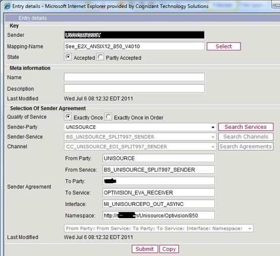 EDI Scenario in SAP PI