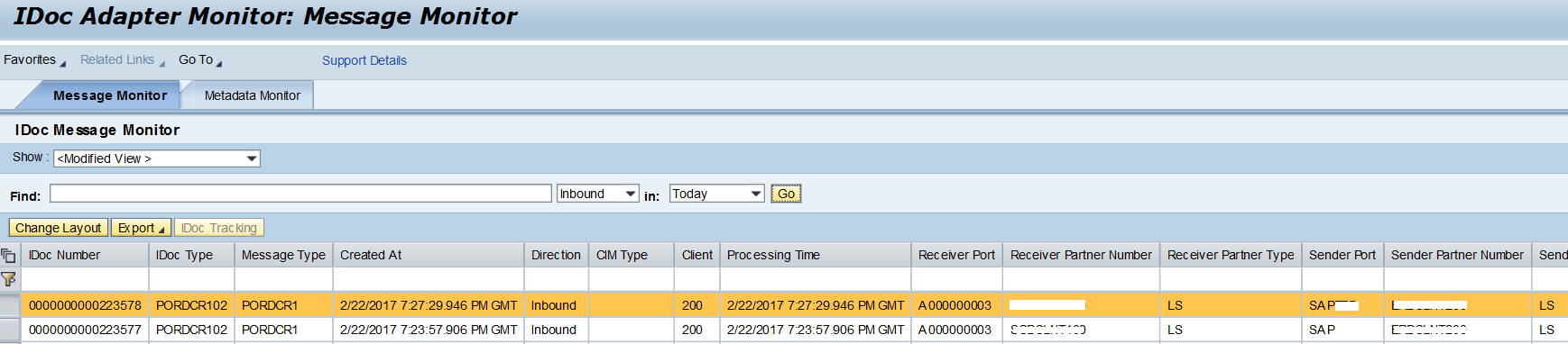 IDOC adapter monitoring in sap po