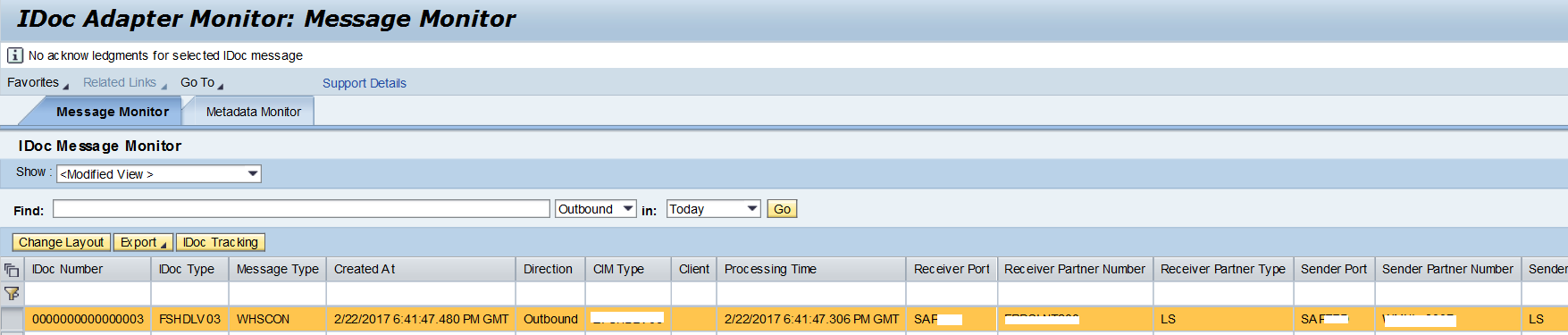 IDOC adapter monitoring in sap po