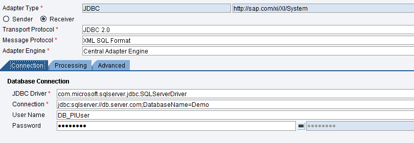 JDBC Adapter in SAP PI