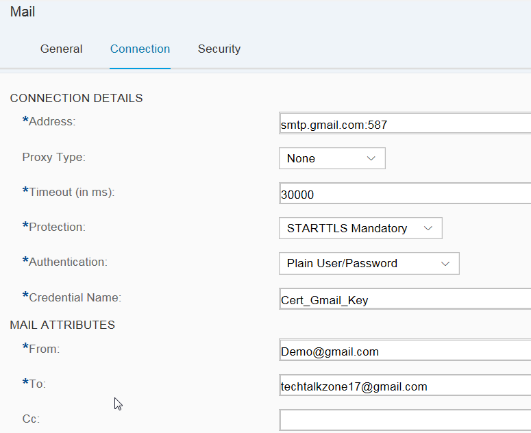 SOAP to Mail Scenario in SAP CPI