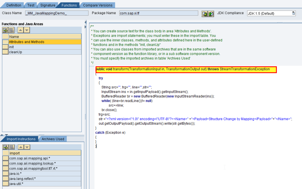 Java Mapping in SAP PI