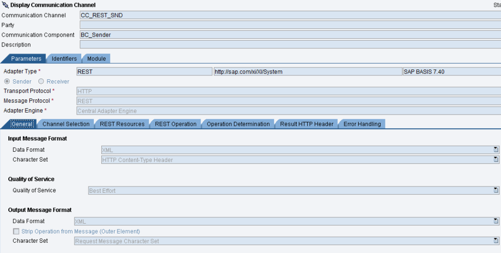 REST Adapter in SAP PI