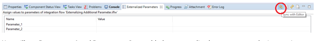 External Parameter in SAP CPI