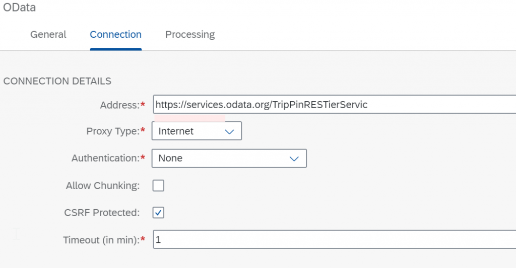 ODATA adapter in sap cpi