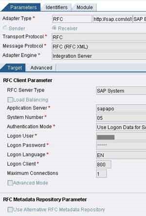 Receiver RFC adapter in sap pi