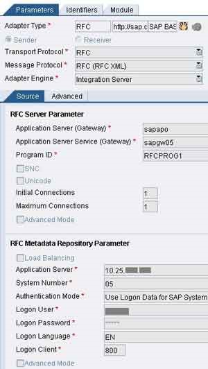 Sender RFC adapter in sap pi